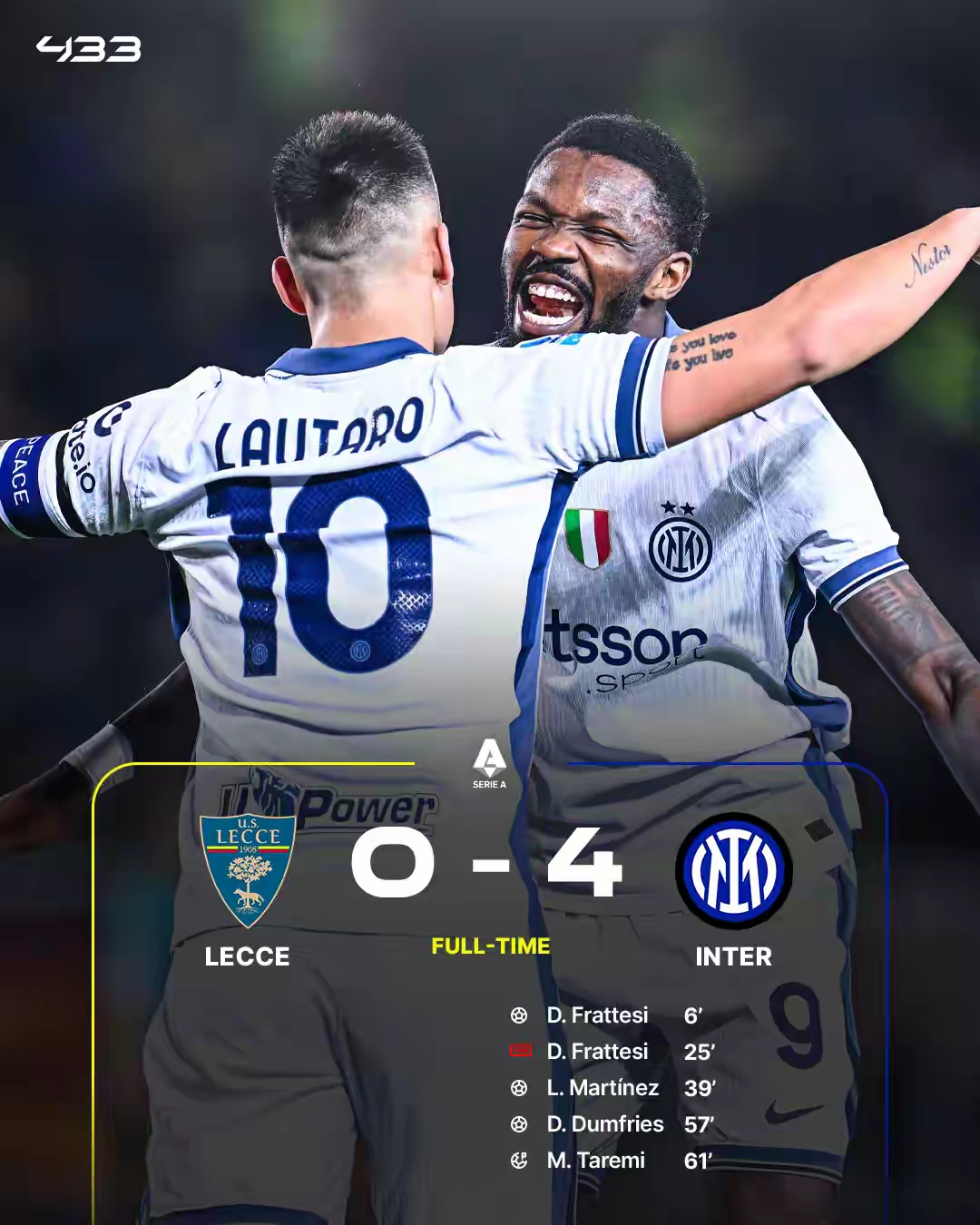 关于国际米兰遭遇失利,积分榜下滑的信息 关于国际米兰遭遇失利,积分榜下滑的信息