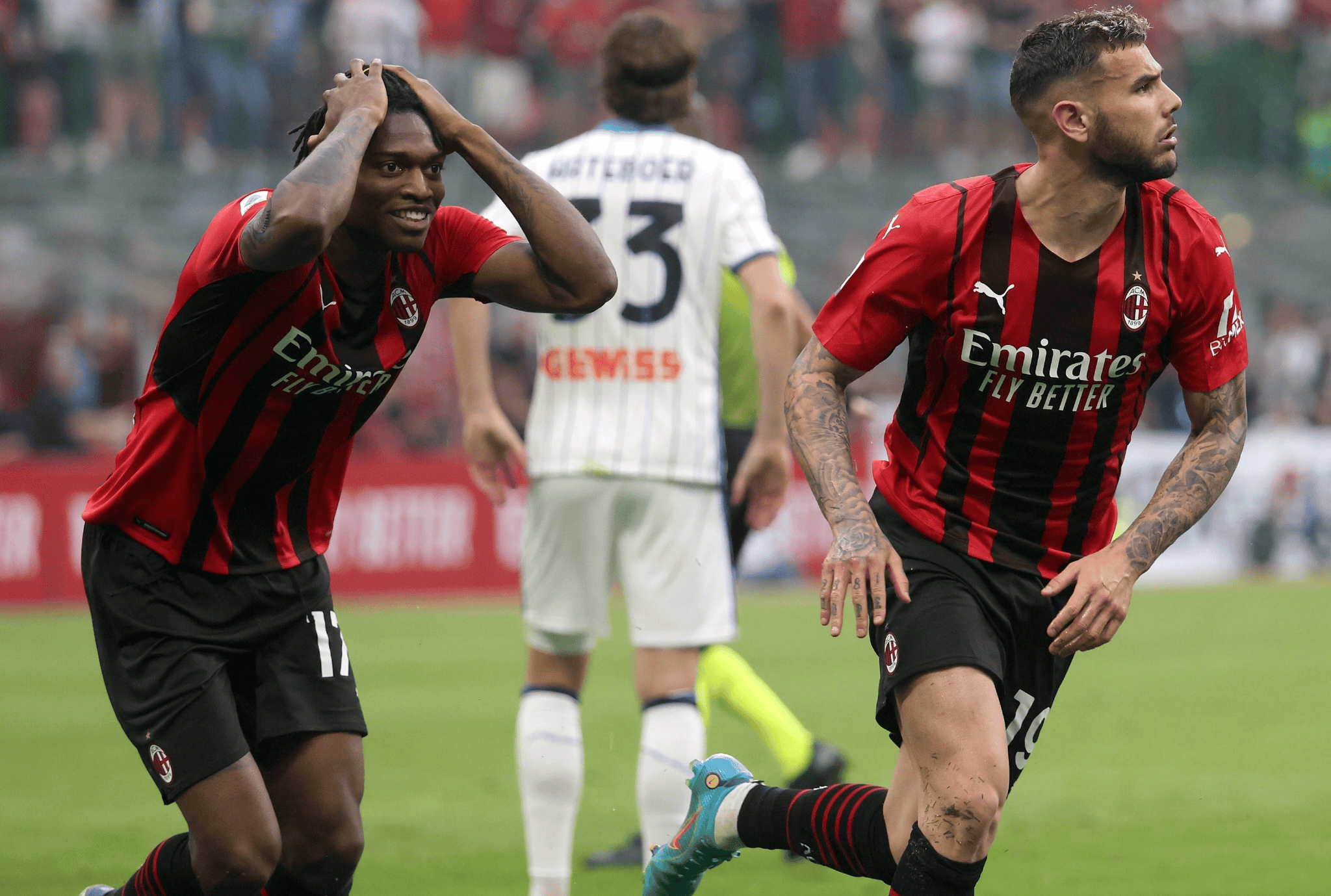 意甲联赛中一支球队取得胜利